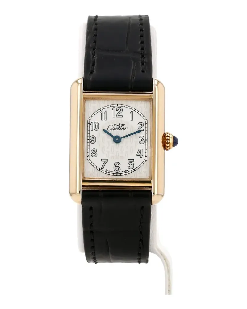 Cartier 1990s Tank Must 30mm watch - Weiß Weiß