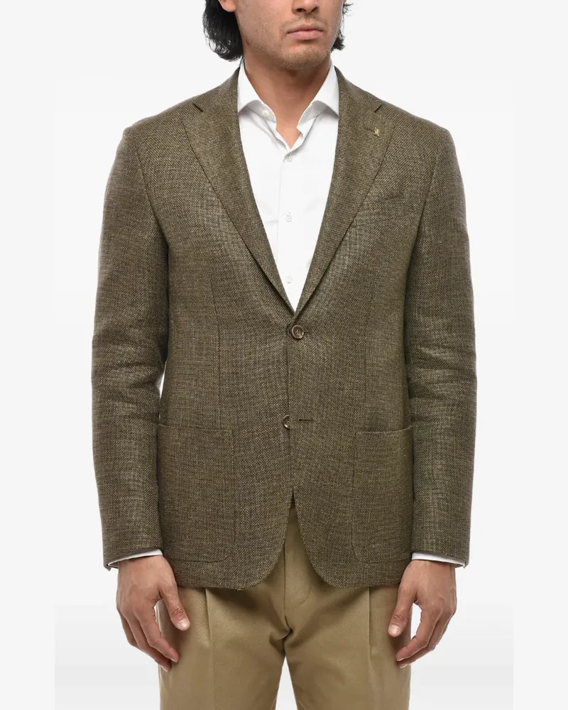 Corneliani CC Collection patch-pocket blazer - Braun Braun