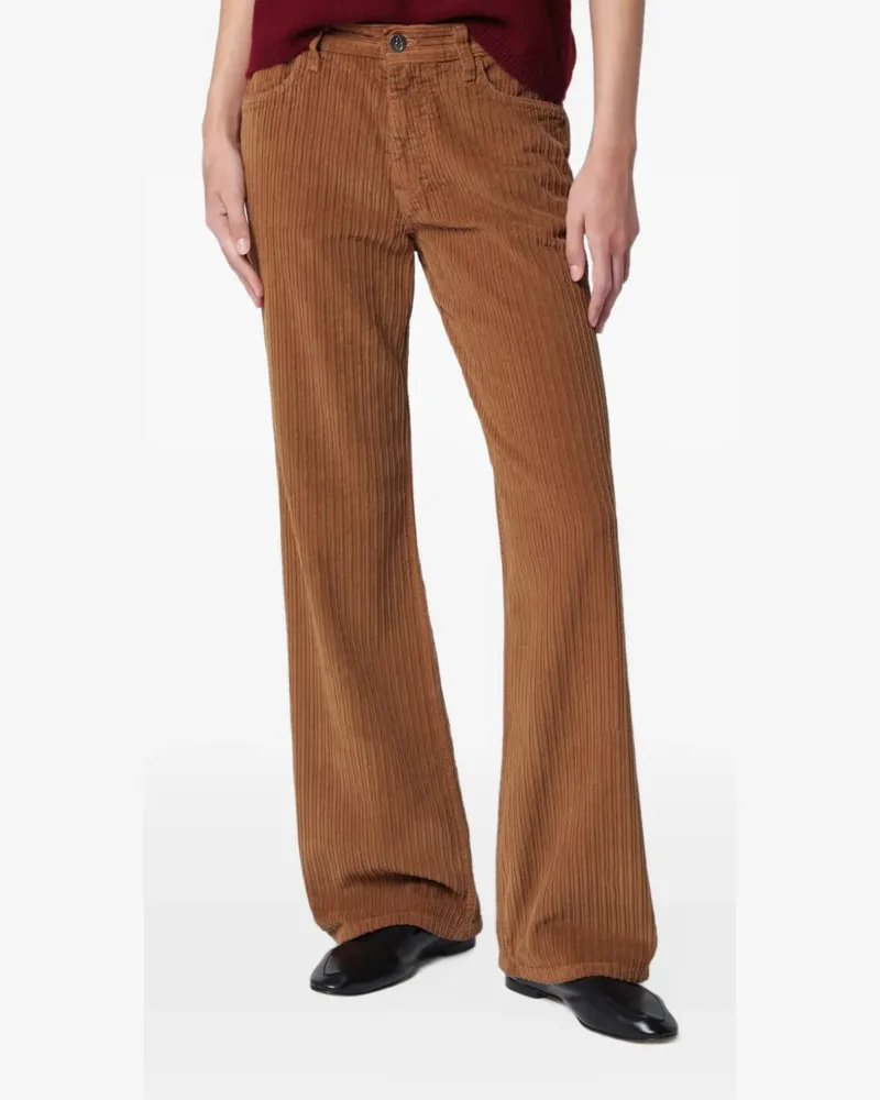 Alexandra Golovanoff Ausgestellte Cordhose - Braun Braun