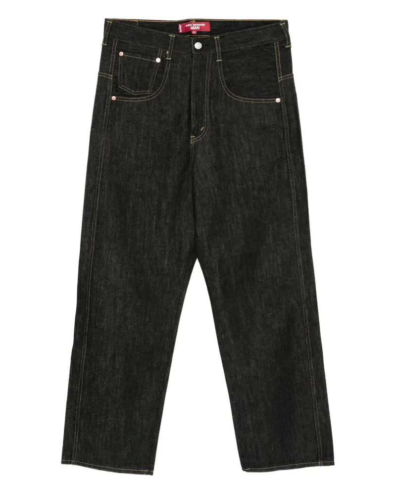 Junya Watanabe Jeans mit geradem Bein - Schwarz Schwarz