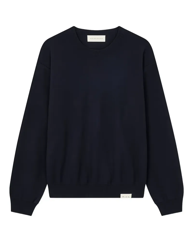 ManOnTheBoon crew-neck top - Blau Blau