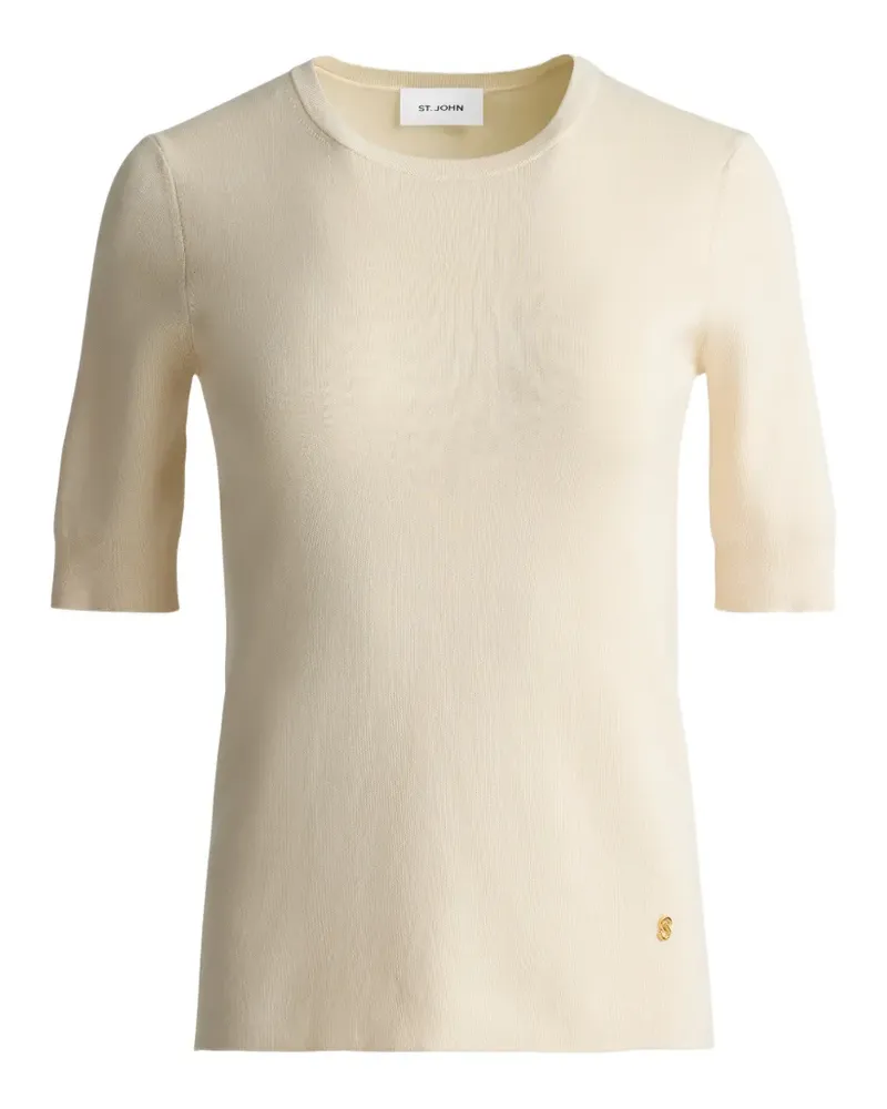 ST. JOHN short-sleeve T-shirt - Nude Nude