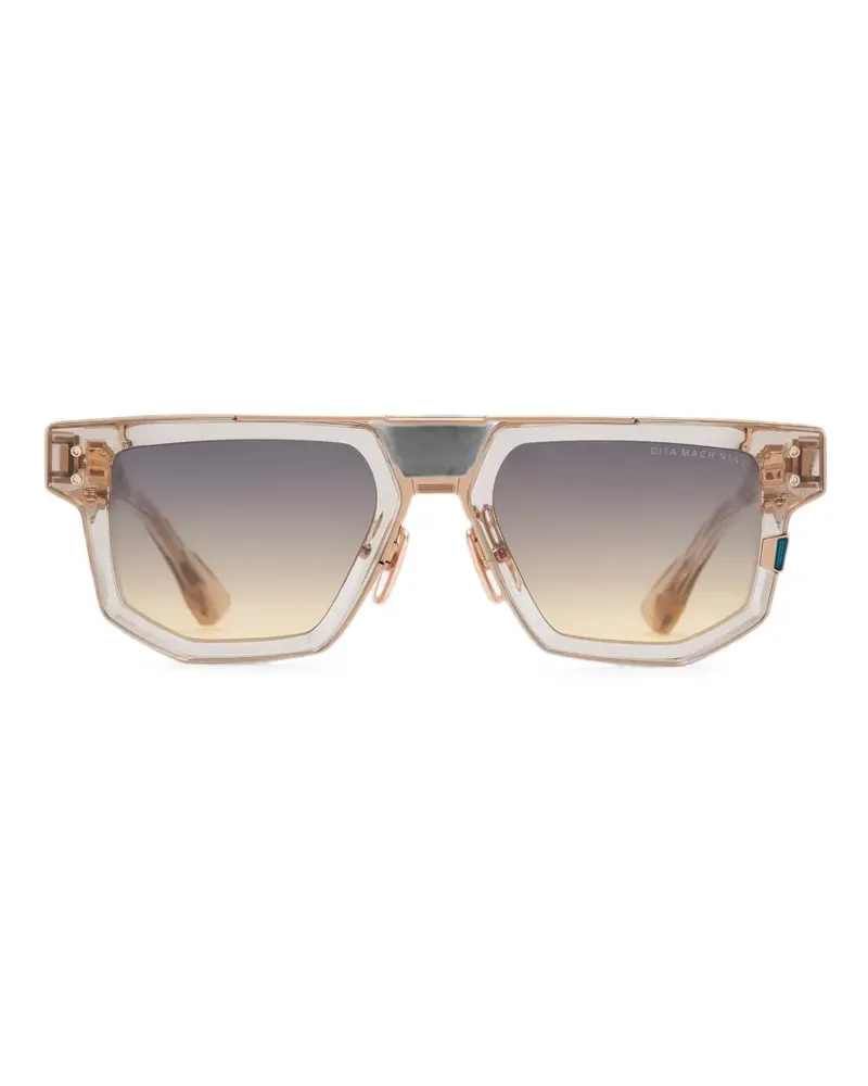 DITA Mach-Nine pilot-frame sunglasses - Gold Gold