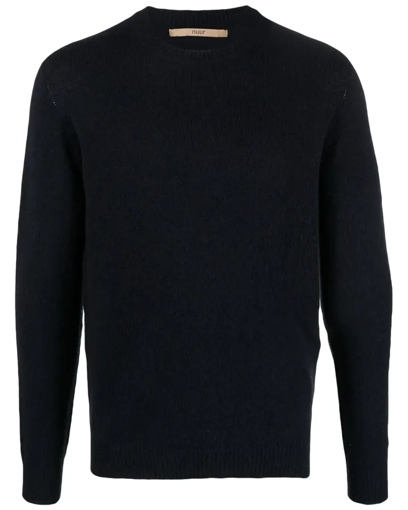Nuur Pullover mit rundem Ausschnitt - Blau Blau