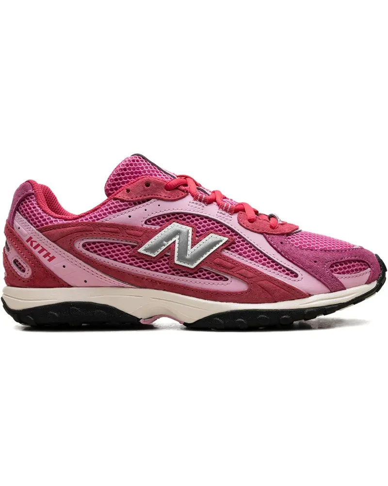 New Balance x Kith 204L Sneakers aus Wildleder mit Mesh-Einsatz - Rosa Rosa