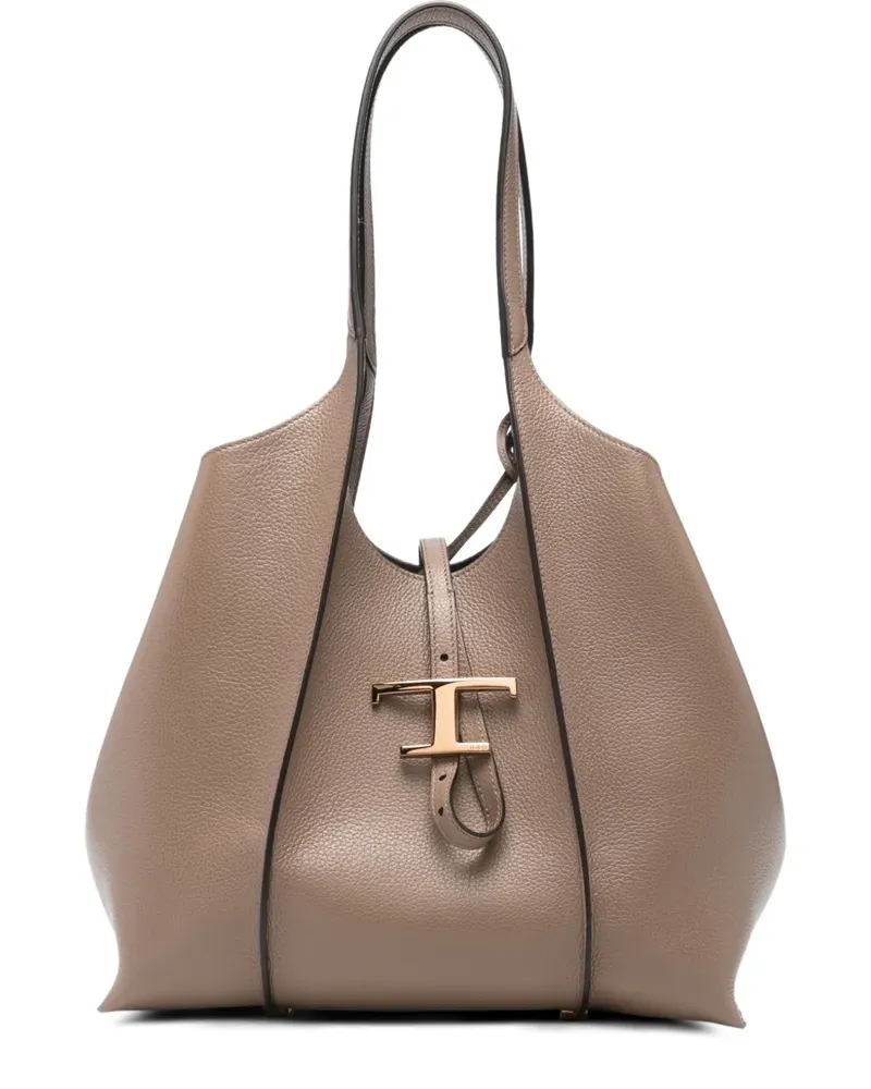 TOD'S Kleine T Timeless Handtasche - Braun Braun