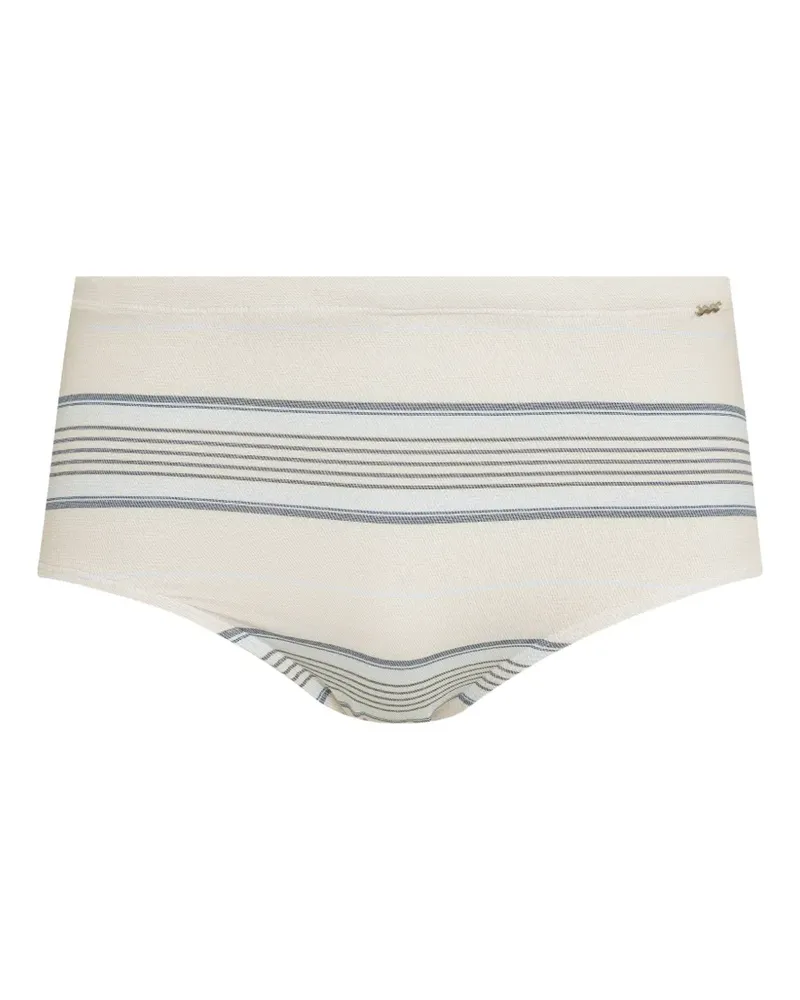 Amir Slama striped swimming trunks - Nude Nude
