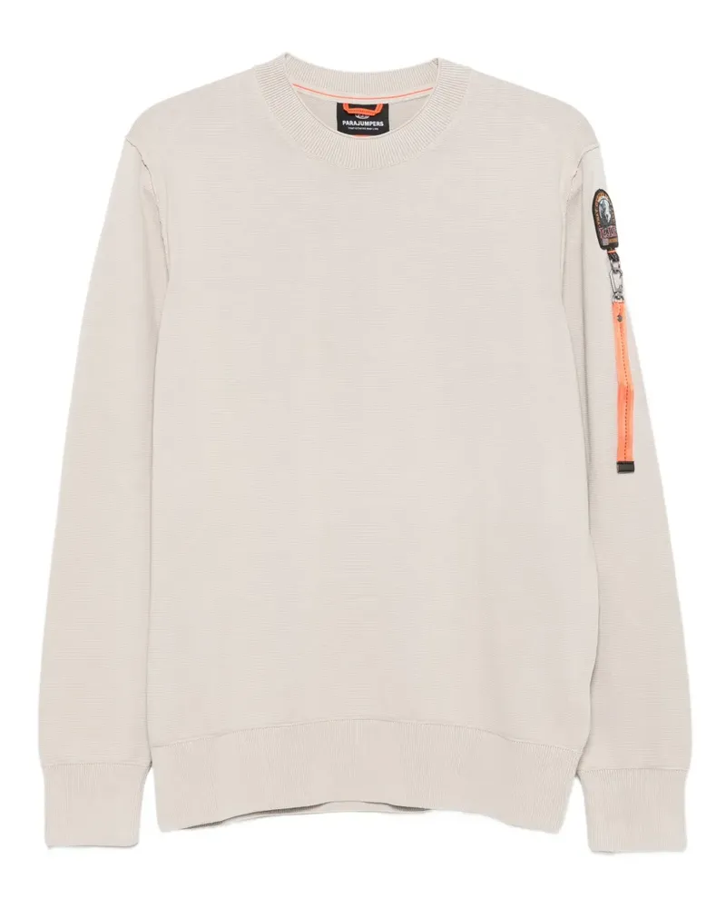 Parajumpers Sweatshirt mit Logo-Patch - Nude Nude