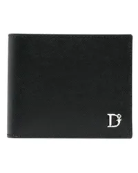 Dsquared2 Portemonnaie mit Logo-Schild Schwarz