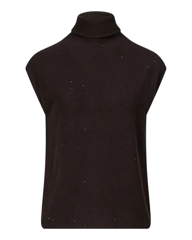 Antonelli Firenze Garfagnana sequin-embellished roll-neck sweater - Braun Braun
