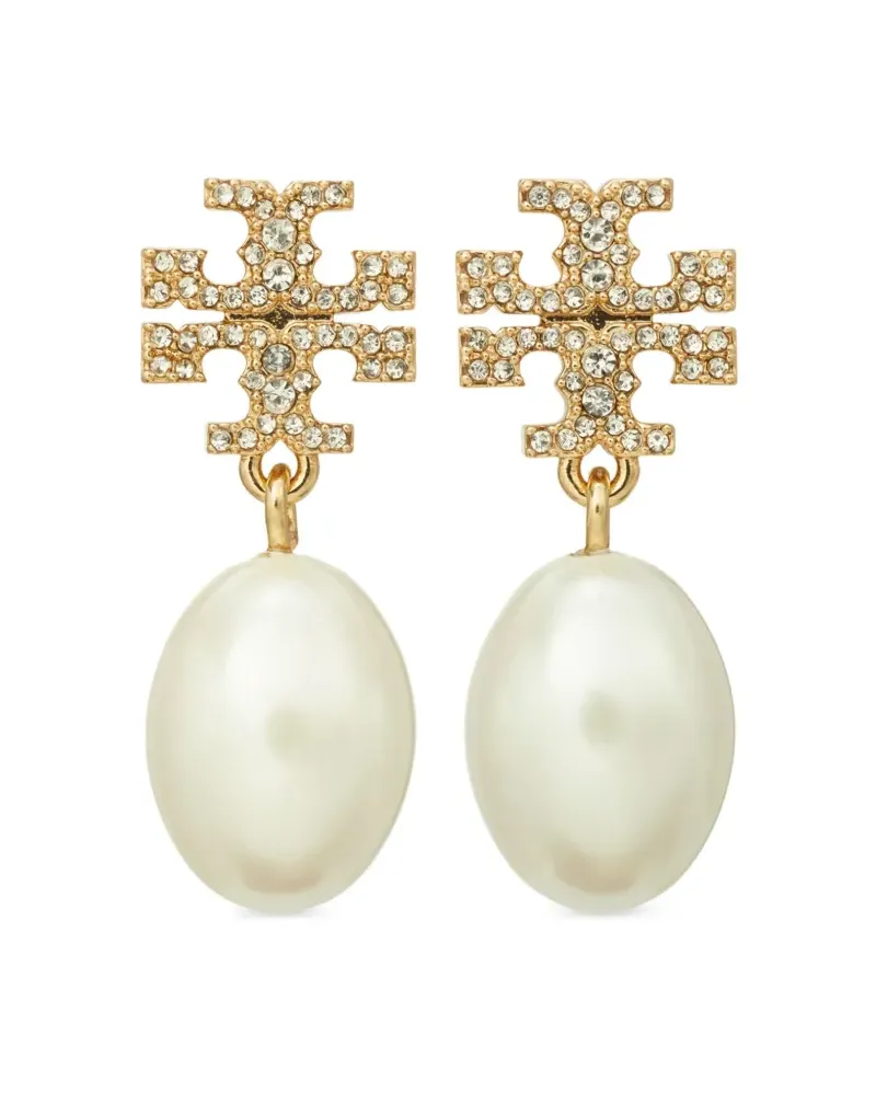 Tory Burch Kira Pave Drop Ohrringe - Gold Gold