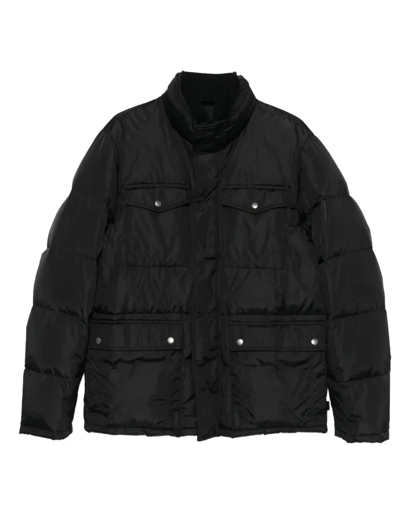 Gucci flap-pocket padded jacket - Schwarz Schwarz