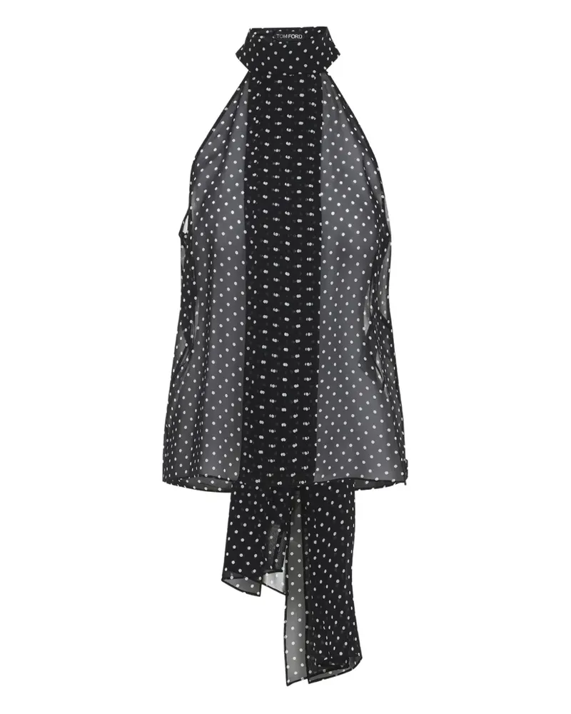 Tom Ford polka-dot blouse - Schwarz Schwarz