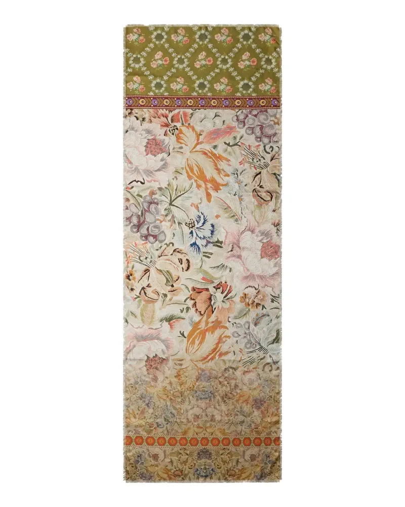 Pierre-Louis Mascia floral-pattern silk scarf - Grün Grün