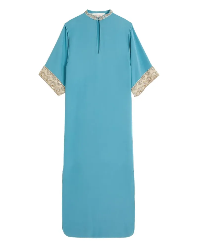 Valentino Garavani Maxikleid mit Gürtel - Blau Blau