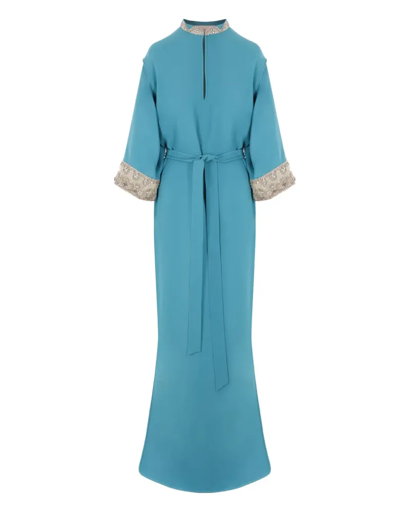 Valentino Garavani Maxikleid mit Gürtel - Blau Blau