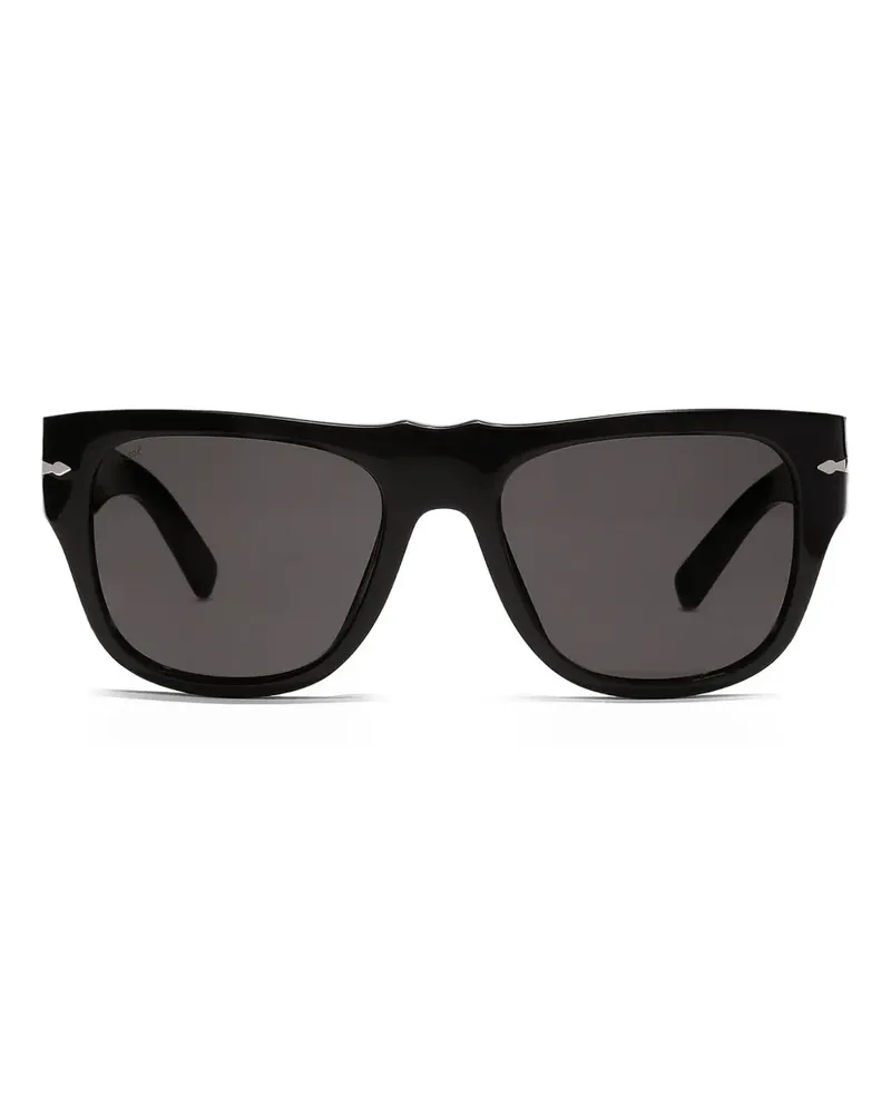 Dolce & Gabbana x Persol Sonnenbrille mit eckigem Gestell - Schwarz Schwarz