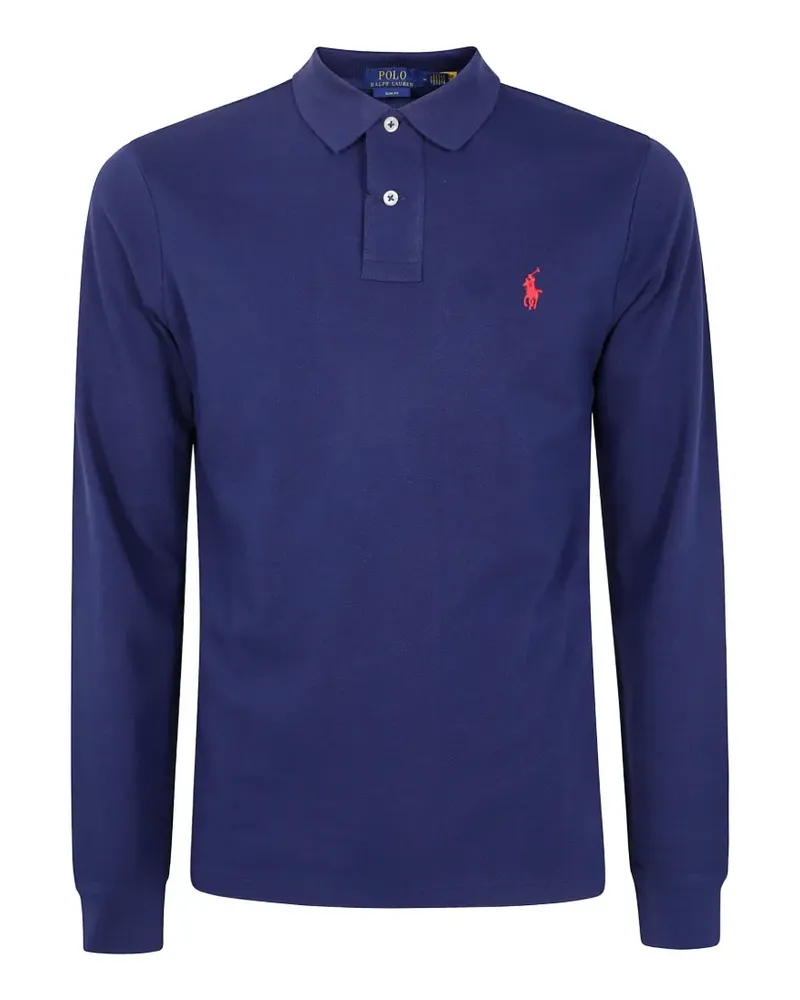Ralph Lauren Langärmeliges Poloshirt - Blau Blau