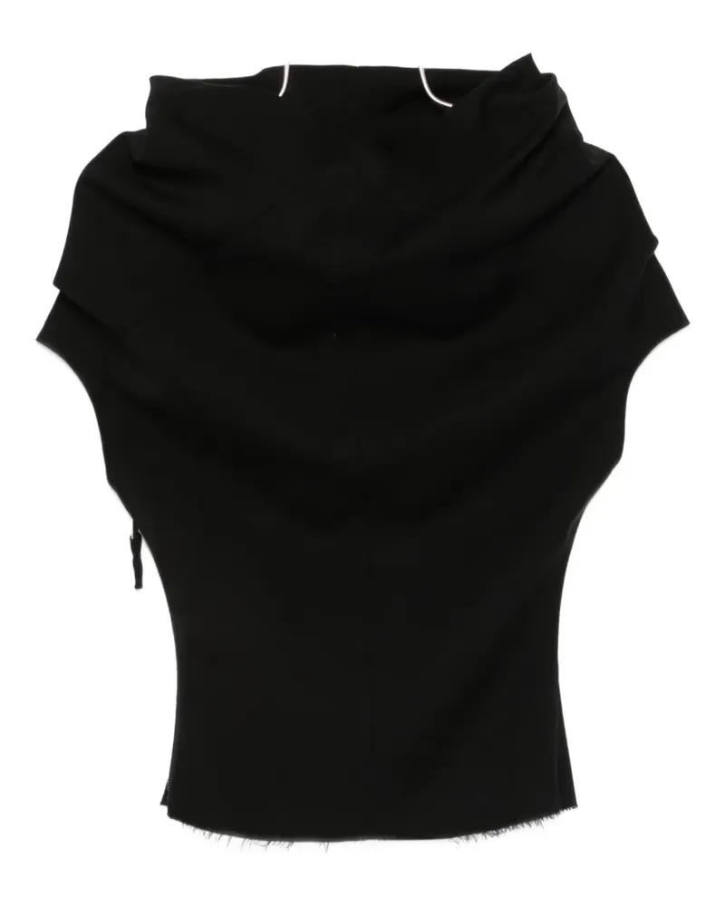Rick Owens Shroud Oberteil - Schwarz Schwarz