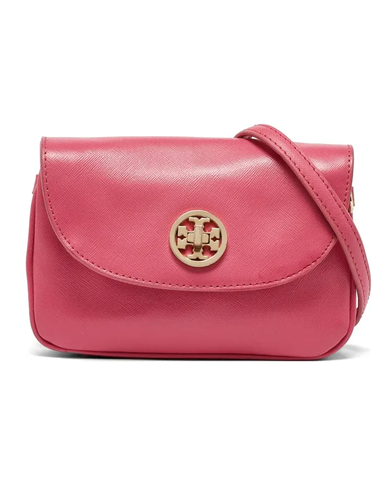 Tory Burch Robinson leather cross body bag - Rosa Rosa