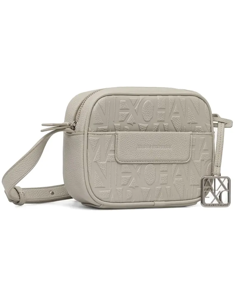 Armani Exchange logo-embossed mini bag - Nude Nude