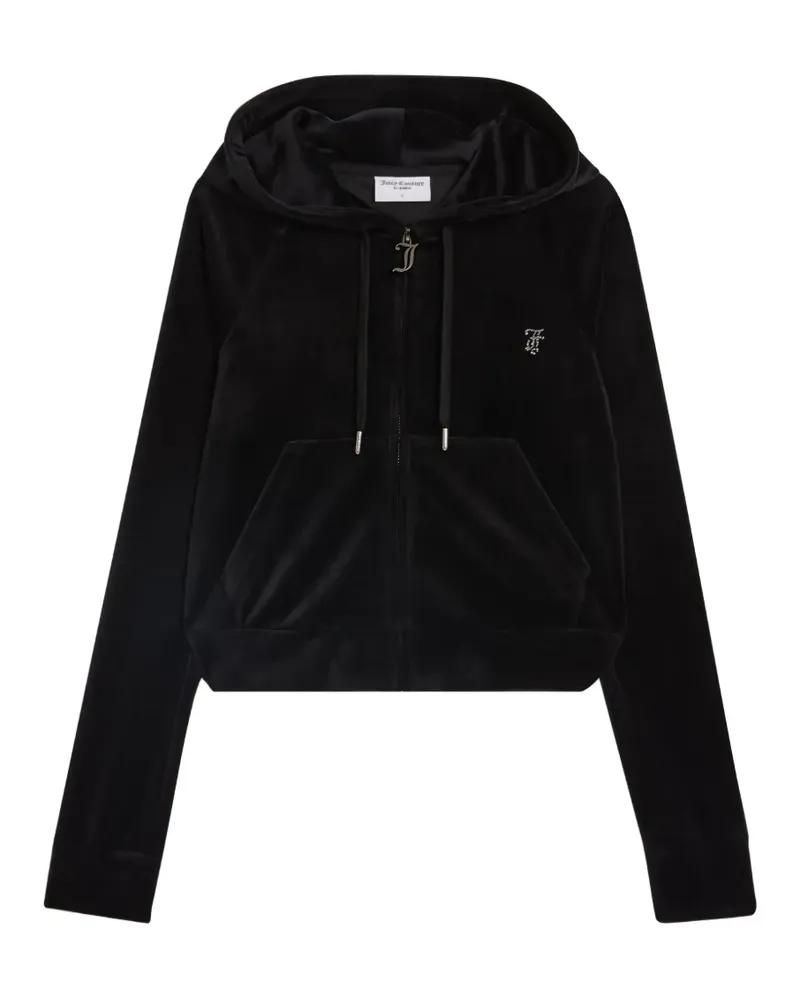 Juicy Couture Kapuzenjacke mit Strass - Schwarz Schwarz