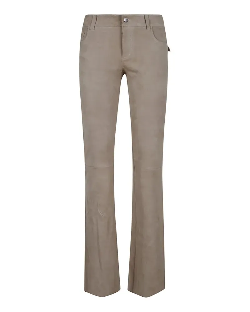 Stouls Wildlederhose mit ausgestelltem Bein - Nude Nude