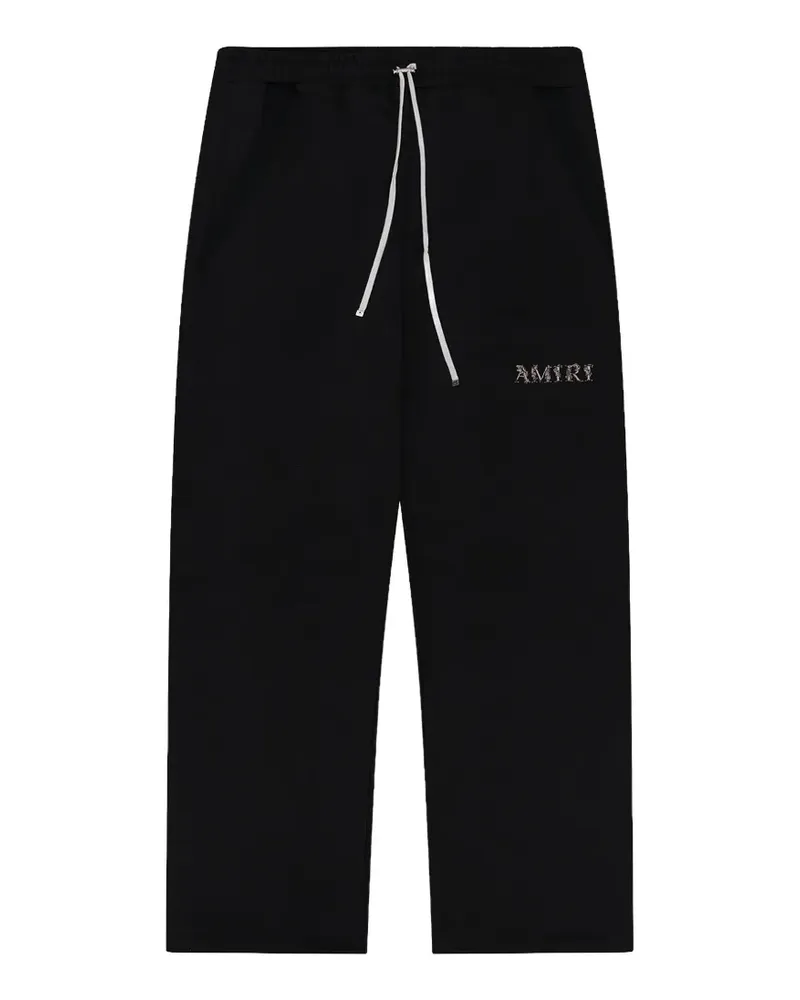 Amiri Jogginghose mit Barock-Logo - Schwarz Schwarz