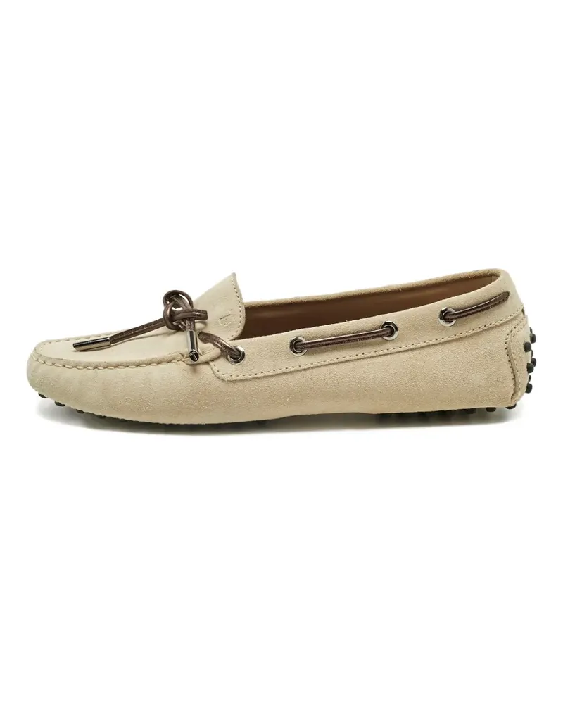TOD'S Gommino suede loafers - Nude Nude