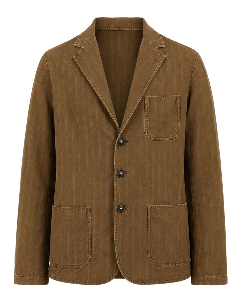Massimo Alba Baglietto single-breasted jacket - Braun Braun