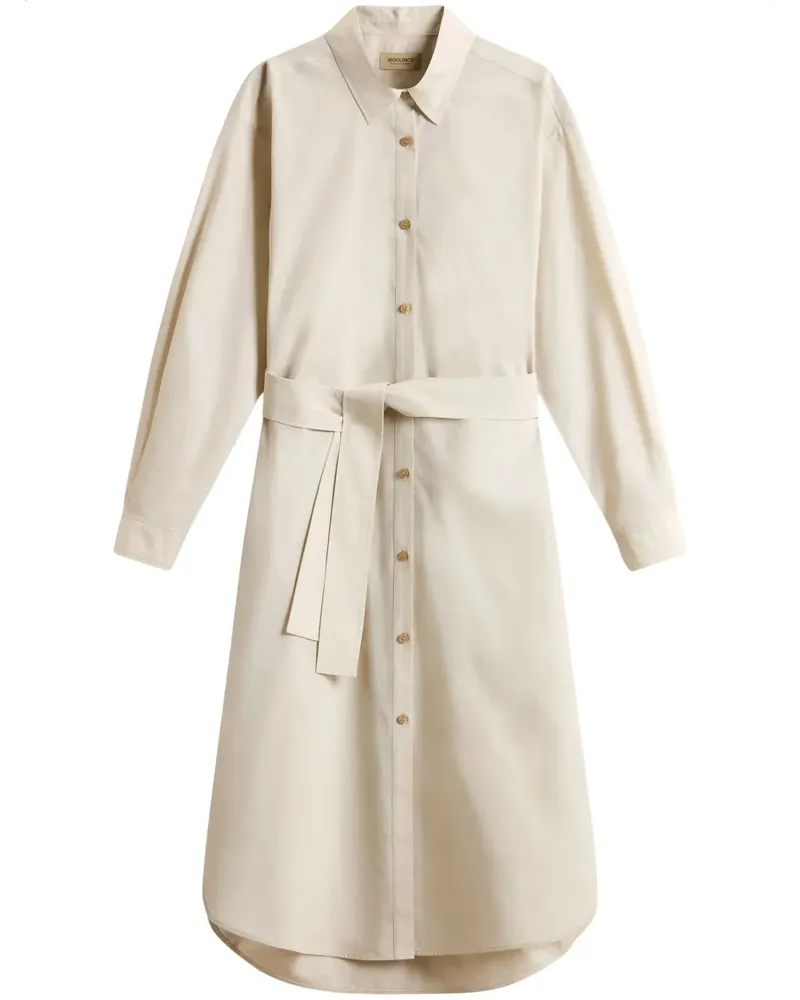 Woolrich Hemdkleid mit Gürtel - Nude Nude
