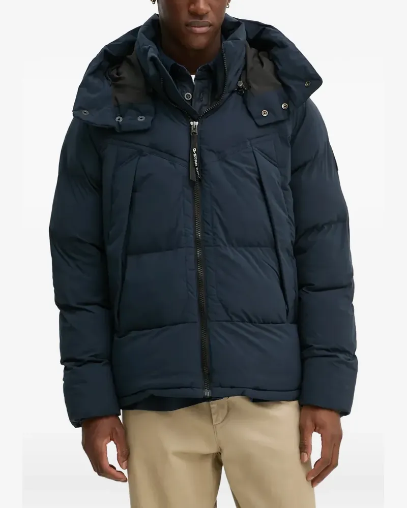 G-STAR RAW hooded padded jacket - Blau Blau
