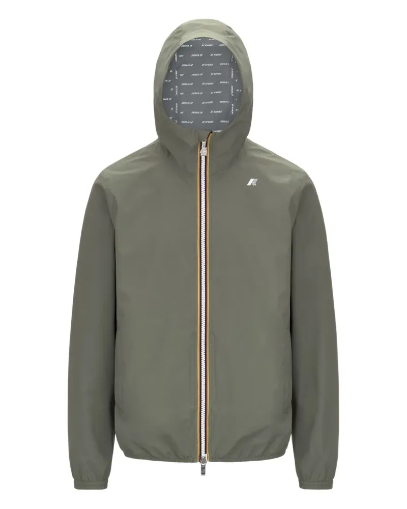 K-Way Kapuzenjacke mit Reißverschluss - Grün Grün