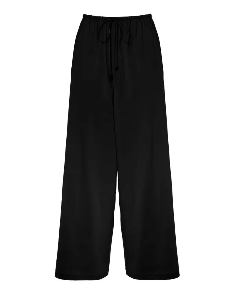 Wolford Summer Flow Palazzohose mit Kordelzug - Schwarz Schwarz