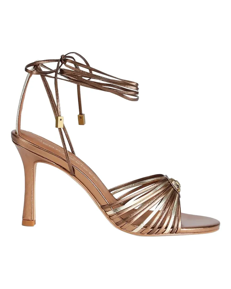 Kurt Geiger multi-strap tie-fastening heeled sandals - Braun Braun