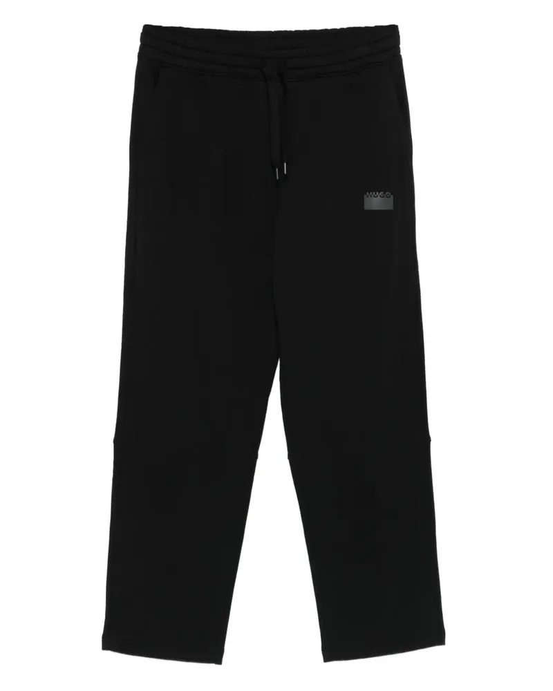 HUGO BOSS Jogginghose mit Logo-Print - Schwarz Schwarz