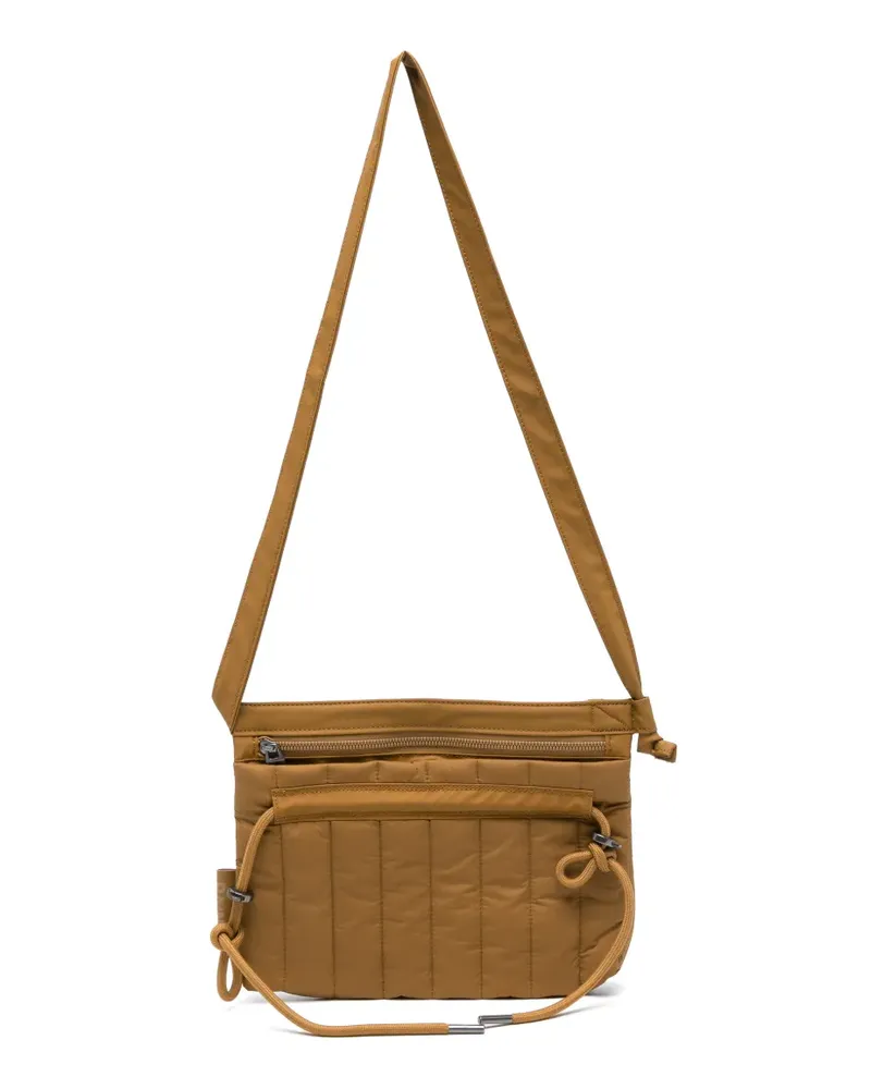 RAINS Koya Vision quilted messenger bag - Nude Nude