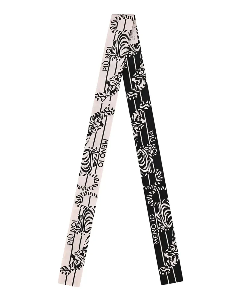 Fendi Wrappy Schal mit grafischem Print - Weiß Weiß