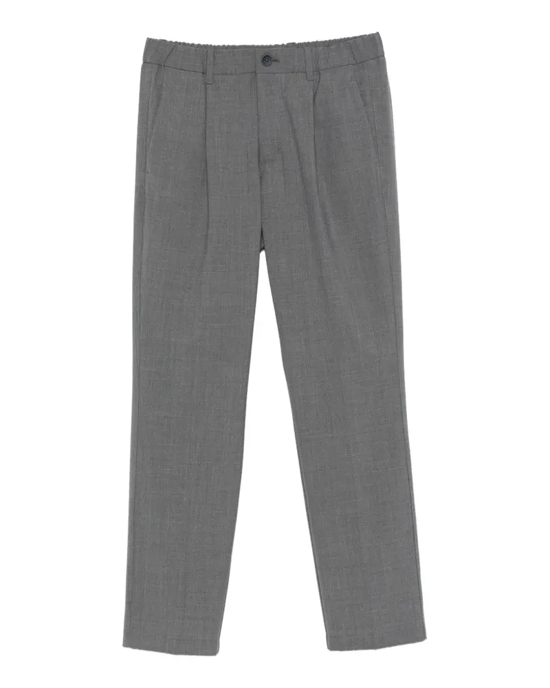 Herno Hose mit Falten - Grau Grau