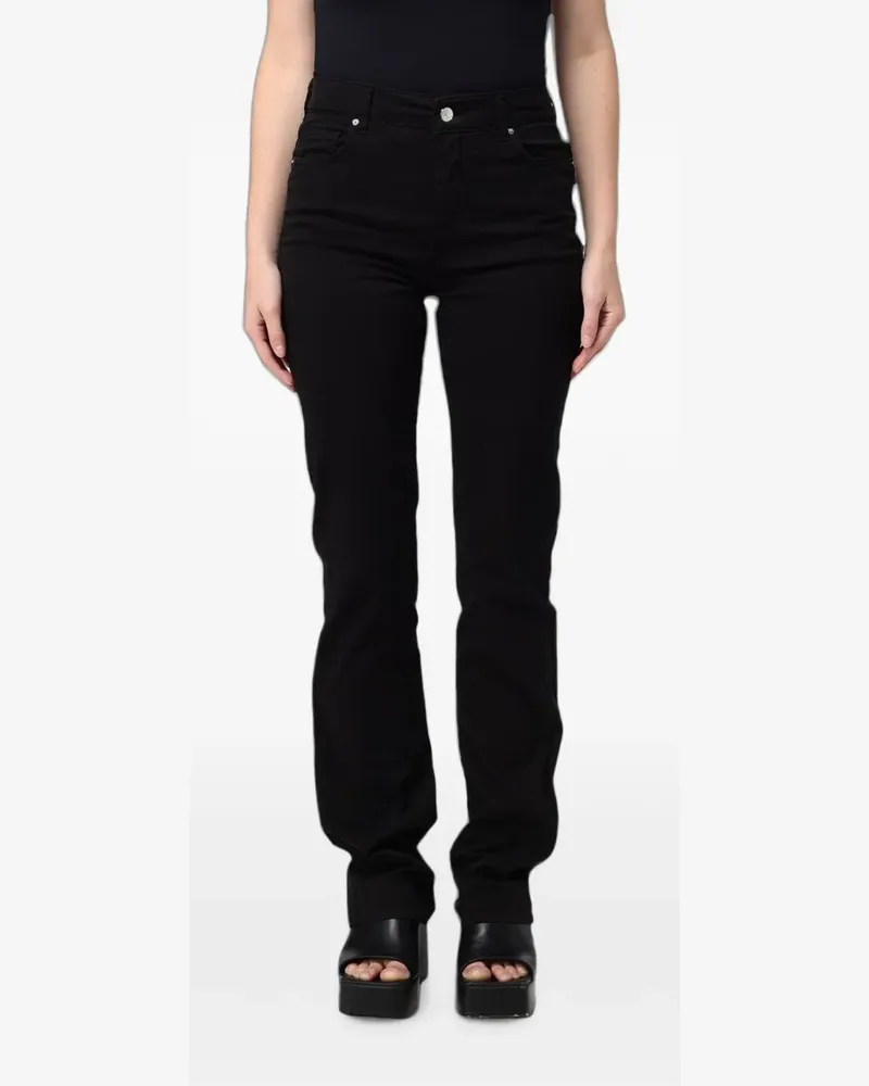 Armani Exchange Gerade Five-Pocket-Jeans - Schwarz Schwarz
