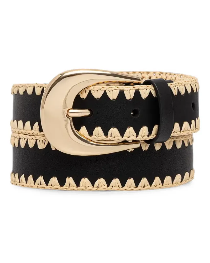 Michael Kors Gürtel aus Leder - Schwarz Schwarz