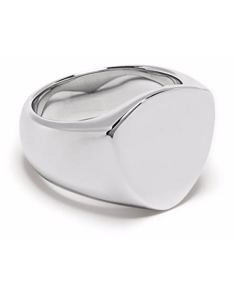 Tom Wood Siegelring mit Glanzoptik - Silber Silber