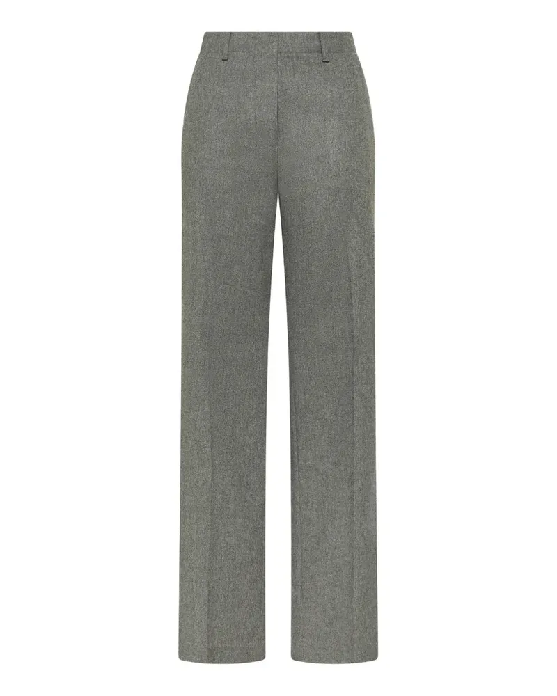 CRUNA Jacqueline pressed-crease trousers - Grau Grau