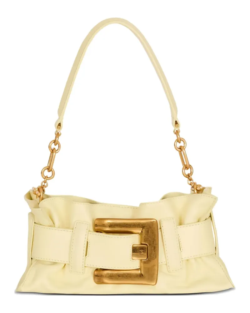 Balmain Mini Anthem Clutch - Nude Nude