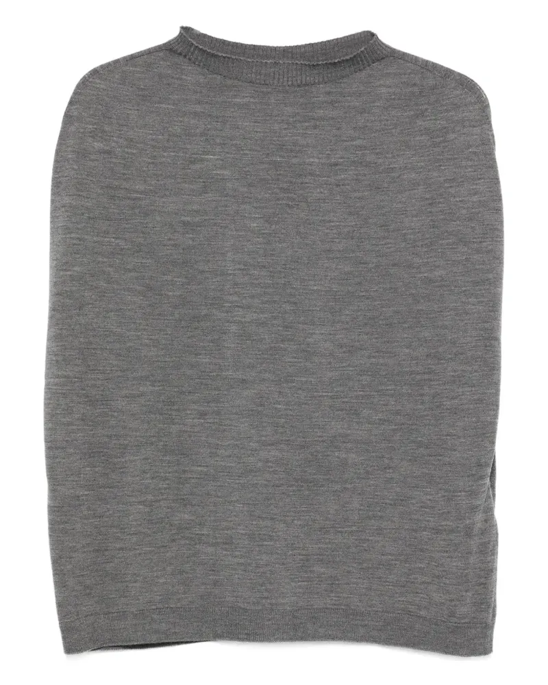 Liviana Conti Solange T-Shirt mit rundem Ausschnitt - Grau Grau
