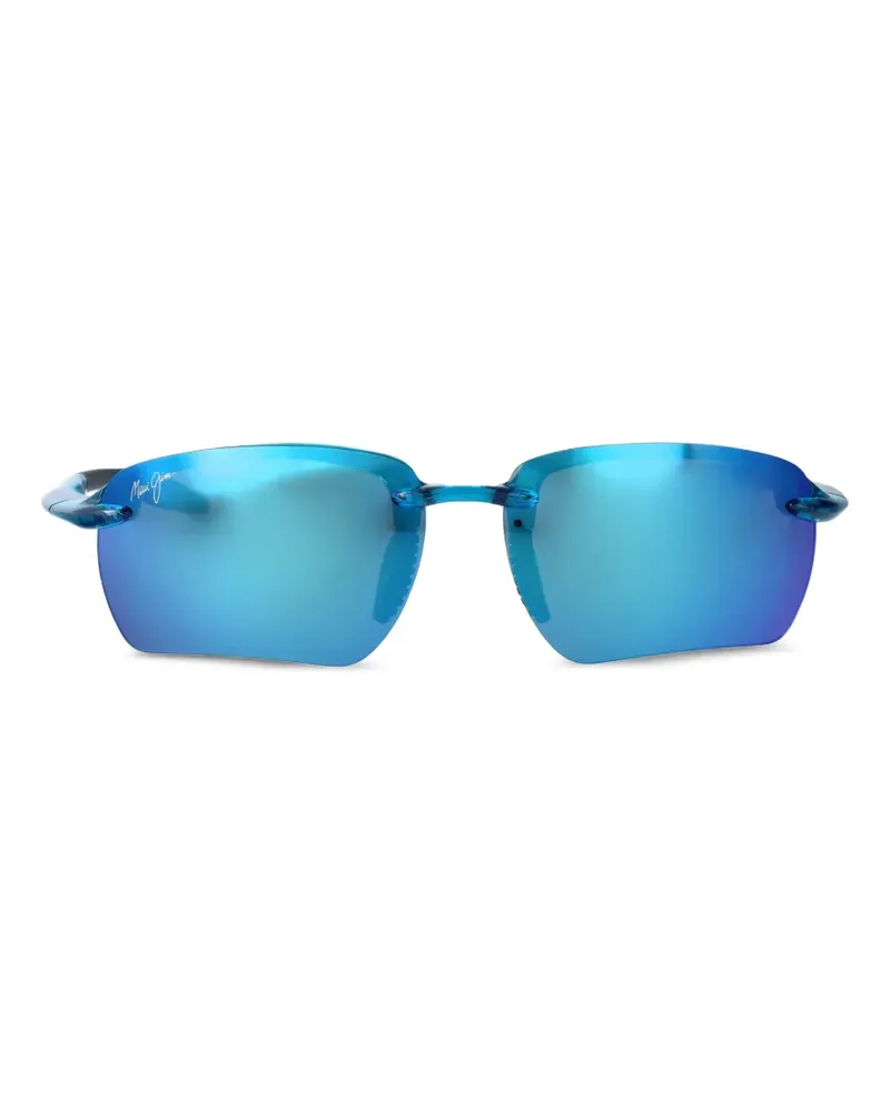 Maui Jim Eckige Breakwall Sonnenbrille - Blau Blau