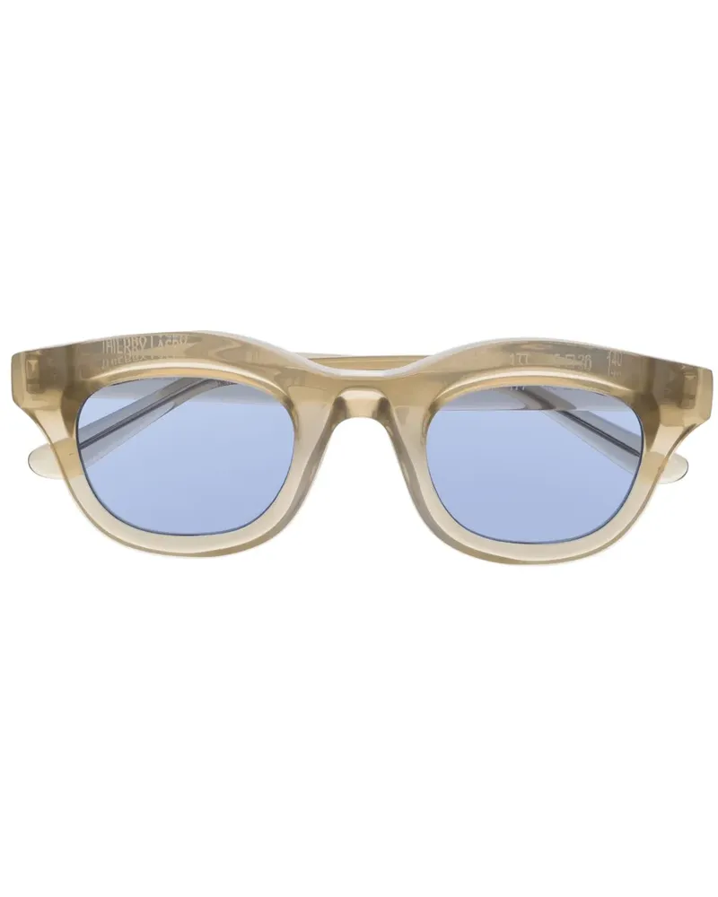 Thierry Lasry Eckige Lottery Sonnenbrille - Nude Nude