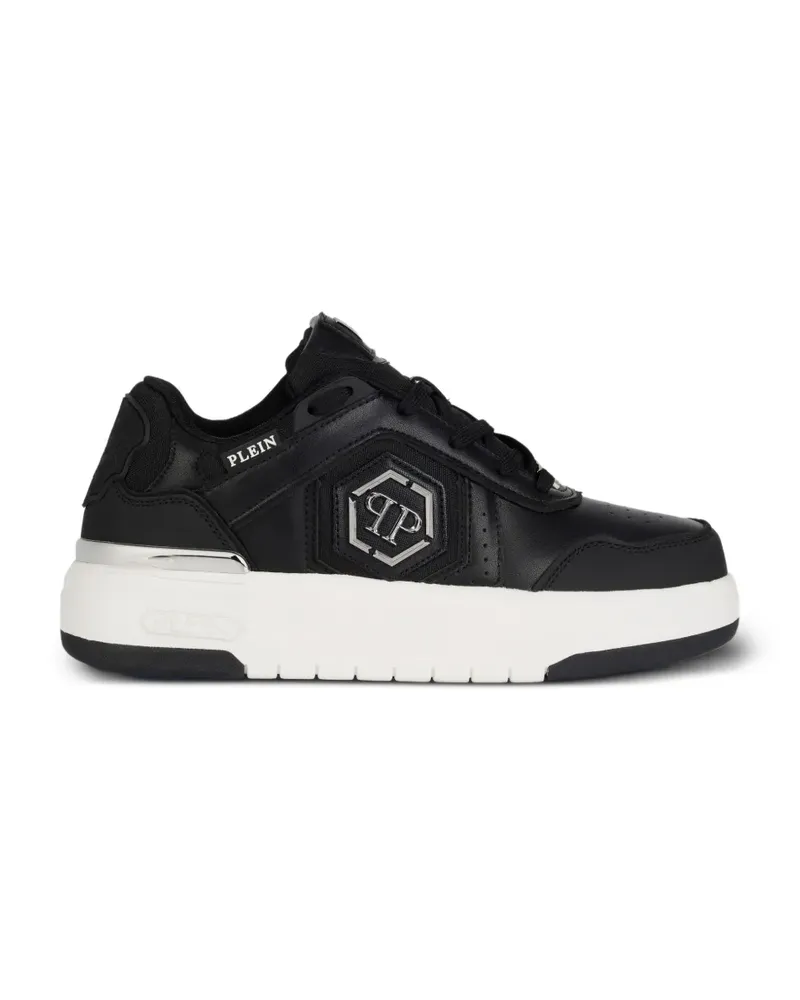 Philipp Plein SK8R logo-plaque low-top sneakers - Schwarz Schwarz