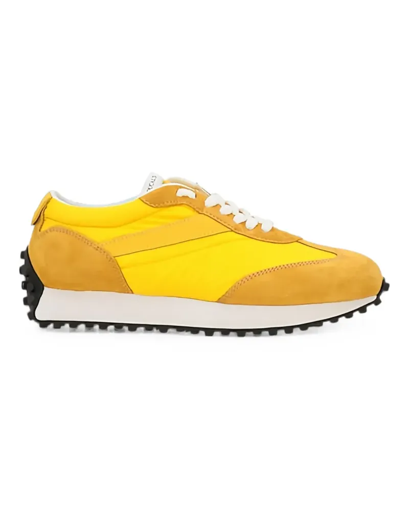 Doucal´s panelled lace-up sneakers - Gelb Gelb