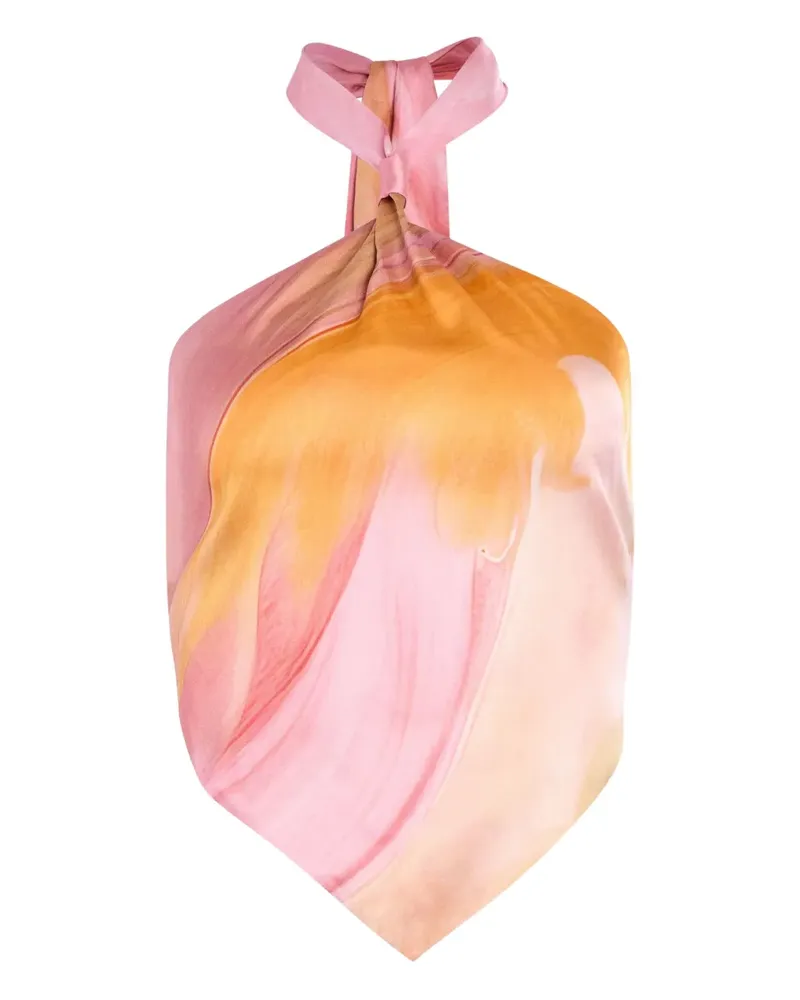 Retrofête Jamie Neckholder-Top - Rosa Rosa